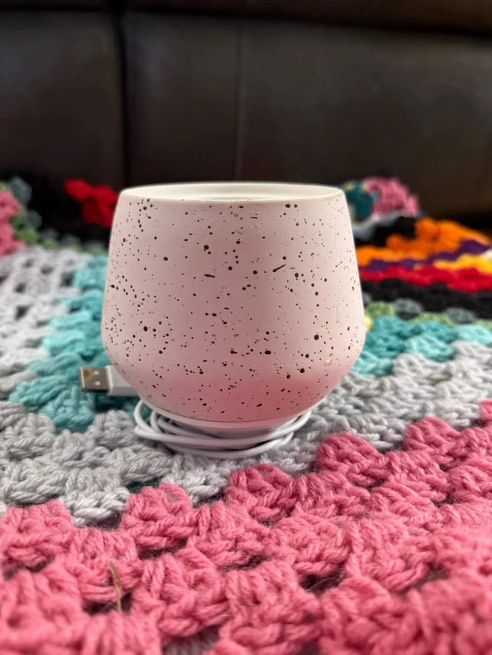 Scentsy Speckled Ceramic Essential Oil Diffuser